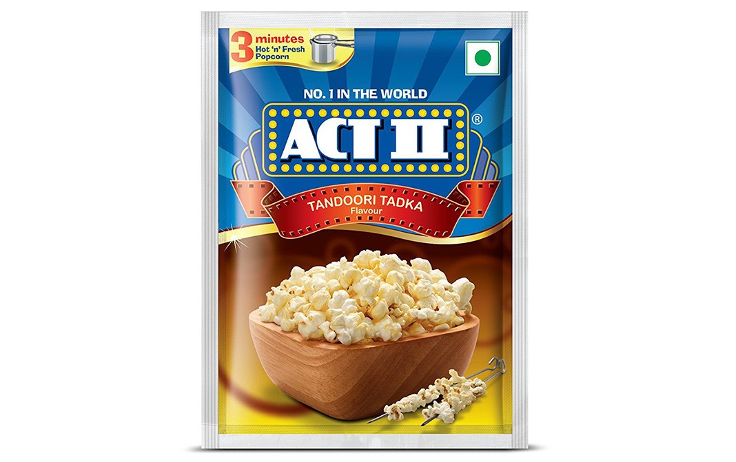 Act II Tandoori Tadka Flavour Popcorn   Pack  70 grams